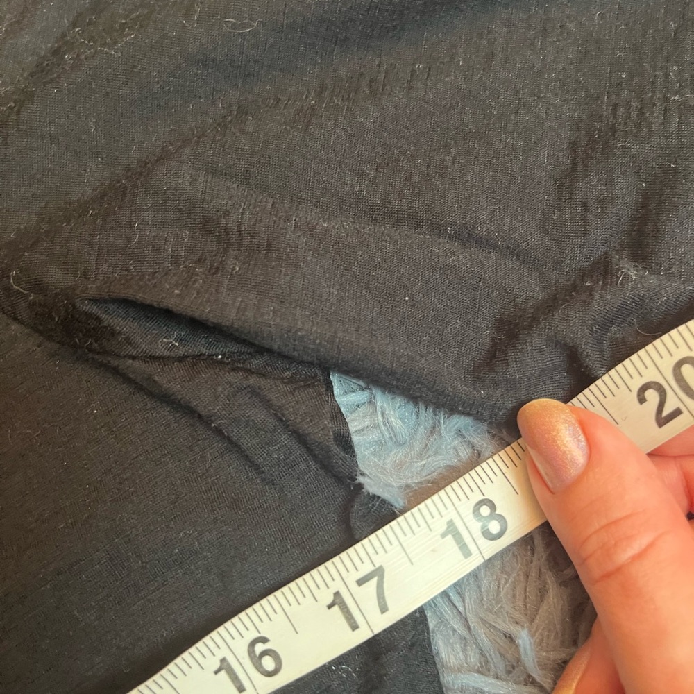 Segmants Black 100% Merino Wool Base Layer Long Sleeve Top Size M - Picture 3 of 4